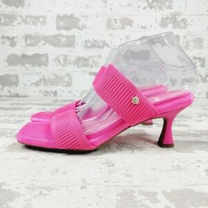 New Anne Klein Jaggit Knit Pink Slip On Sandal V624